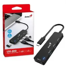 HUB USB-C GENIUS UH-400 4 X USB-A 3.0