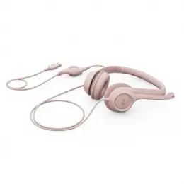AURICULAR C/MIC LOGITECH COMFORT H390 ROSE