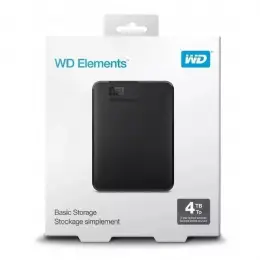HDD PORTABLE USB 3.0 4 TB. WESTERN DIGITAL ELEMENTS