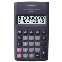 CALCULADORA CASIO HL-815L NEGRO