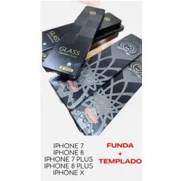 FUNDA Y TEMPLADO WK IPHONE