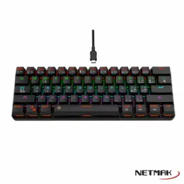 TECLADO MECANICO NETMAK NM-DOMINATE BLACK