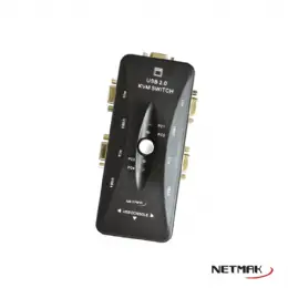 SWITCH KVM 4 PUERTOS USB NETMAK NM-KVM4