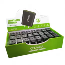 CARGADOR 220V USB 2.4W OTAWA RT021C