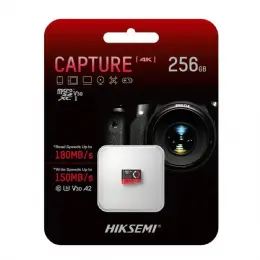 MEMORIA MICRO-SD 256 GB. HIKSEMI CAPTURE U3