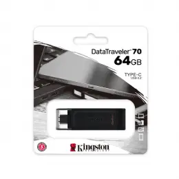 PEN DRIVE 64 GB. KINGSTON DT70 TYPE C