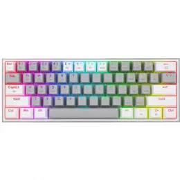 TECLADO REDRAGON K616-RGB FIZZ PRO GREY/WHITE
