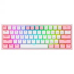 TECLADO REDRAGON K616-RGB FIZZ PRO WHITE/PINK