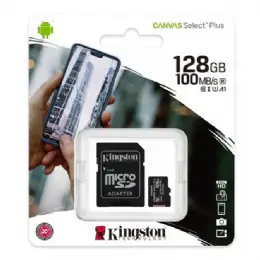 MEMORIA MICRO-SD 128 GB. KINGSTON CLASS 10