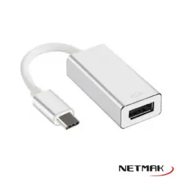 ADAPTADOR USB-C A DISPLAY PORT (H) NETMAK NM-C106