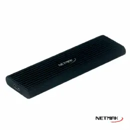 COFRE USB-C P/SSD M.2 NVME NETMAK NM-CASE-6