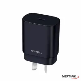 CARGADOR 220V USB-C NETMAK NM-CP5 25W