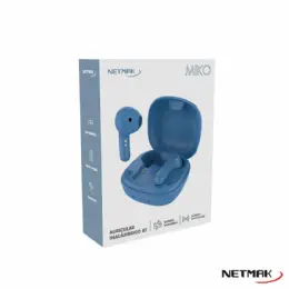 AURICULARES BLUETOOTH NETMAK NM-MIKO-B BLUE