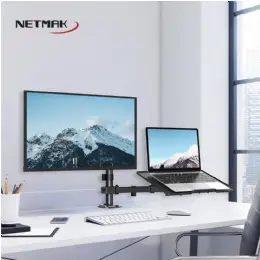SOPORTE P/MONITOR Y LAPTOP NETMAK NM-ST26
