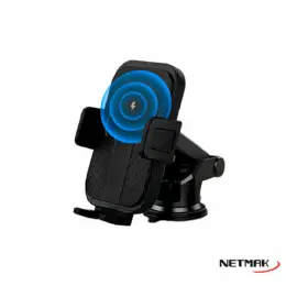 SOPORTE P/CEL NETMAK NM-HC42 C/CARGA INALAMBRICA