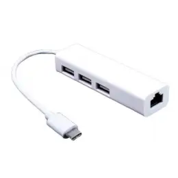 ADAPTADOR USB TYPE C A RED Y 3xUSB 2.0 NETMAK NM-TC40