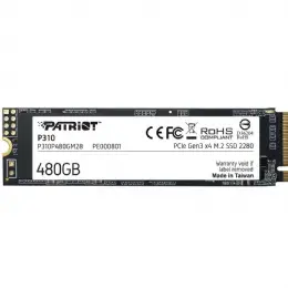 SSD 480 GB. M.2 NVME PATRIOT P310 GEN3 x4