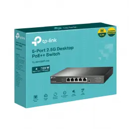 SWITCH 5 PORTS MULTIGIGA TP-LINK TL-SG105PP 2.5G 4-POE