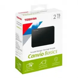HDD PORTABLE USB 3.0 2 TB. TOSHIBA CANVIO BLACK