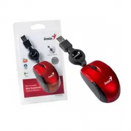 MOUSE MINI GENIUS MICRO TRAVELER RUBY
