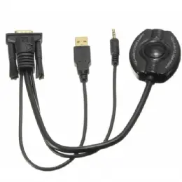 CONVERSOR VGA A HDMI C/AUDIO NM-C63