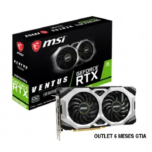 VIDEO GEFORCE RTX 2060 SUPER 8 GB. MSI VENTUS OUTLET 6M GTIA