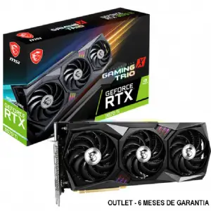 VIDEO GEFORCE RTX 3070TI 8 GB MSI OUTLET 6M GTIA
