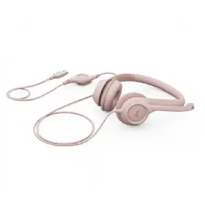 AURICULAR C/MIC LOGITECH COMFORT H390 ROSE