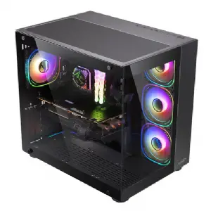 GABINETE SENTEY A30 GS-8100 BLACK 4 FAN ARGB
