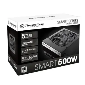 FUENTE ATX 500W THERMALTAKE AG80 80P WHITE