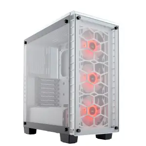 GABINETE CORSAIR CRYSTAL 460X RGB WHITE