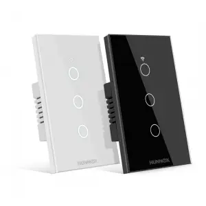 PUNTO WIFI HUNNOX 3 CANALES BLANCO