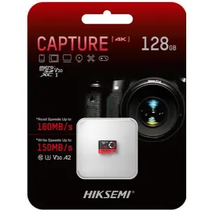 MEMORIA MICRO-SD 128 GB. C10 U3 V30 HIKSEMI CAPTURE