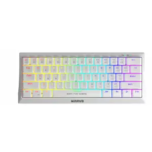 TECLADO MARVO KG962G WHITE