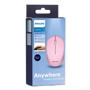 MOUSE WIRELESS PHILIPS M344 PINK