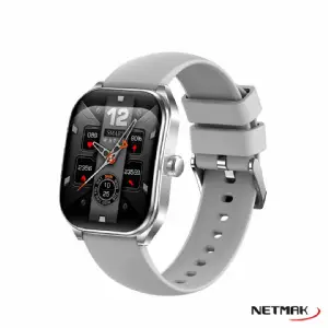 SMARTWATCH NETMAK NM-DYNAMC-S PLATEADO