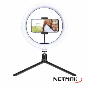 ARO LED C/TRIPODE NETMAK NM-RL1