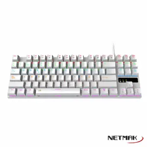 TECLADO MECANICO NETMAK NM-SKILL-W WHITE