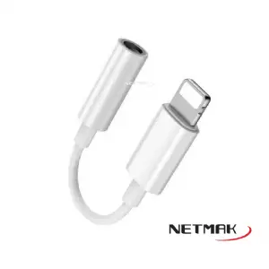 ADAPTADOR LIGHTNING A MINIPLUG 3.5MM (H) NM-TC56