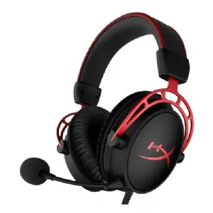 AURICULAR C/MIC HYPERX CLOUD ALPHA GAMING RED
