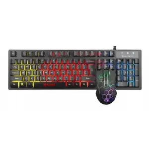 TECLADO Y MOUSE GAMER MARVO KM409 LED