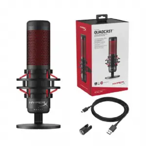 MICROFONO HYPERX QUADCAST CONDENSADOR PC/PS4