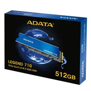 SSD 512 GB. M.2 NVME ADATA LEGEND 710 GEN3 X4