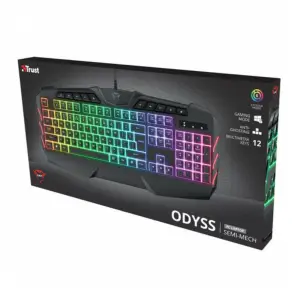 TECLADO TRUST ODYSS SEMI MECH ES GXT881
