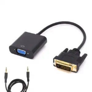 ADAPTADOR DVI-D (M) A VGA (H) C/AUDIO