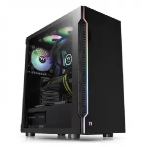 GABINETE THERMALTAKE H200 BLACK RGB TEMPERED GLASS
