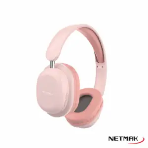 AURICULARES BLUETOOTH NETMK NM-LIVE ROSA