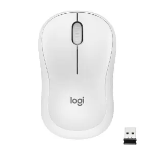 MOUSE WIRELESS LOGITECH M220 SILENT WHITE
