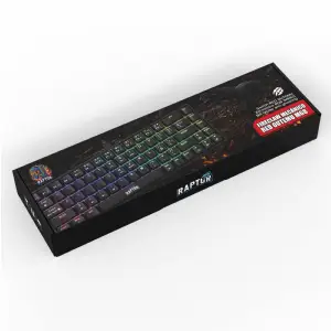TECLADO RAPTOR FIRECLAW M68 BLACK