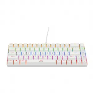 TECLADO RAPTOR FIRECLAW M68 WHITE